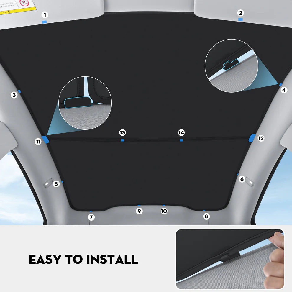 Model Y sunshade 2025+