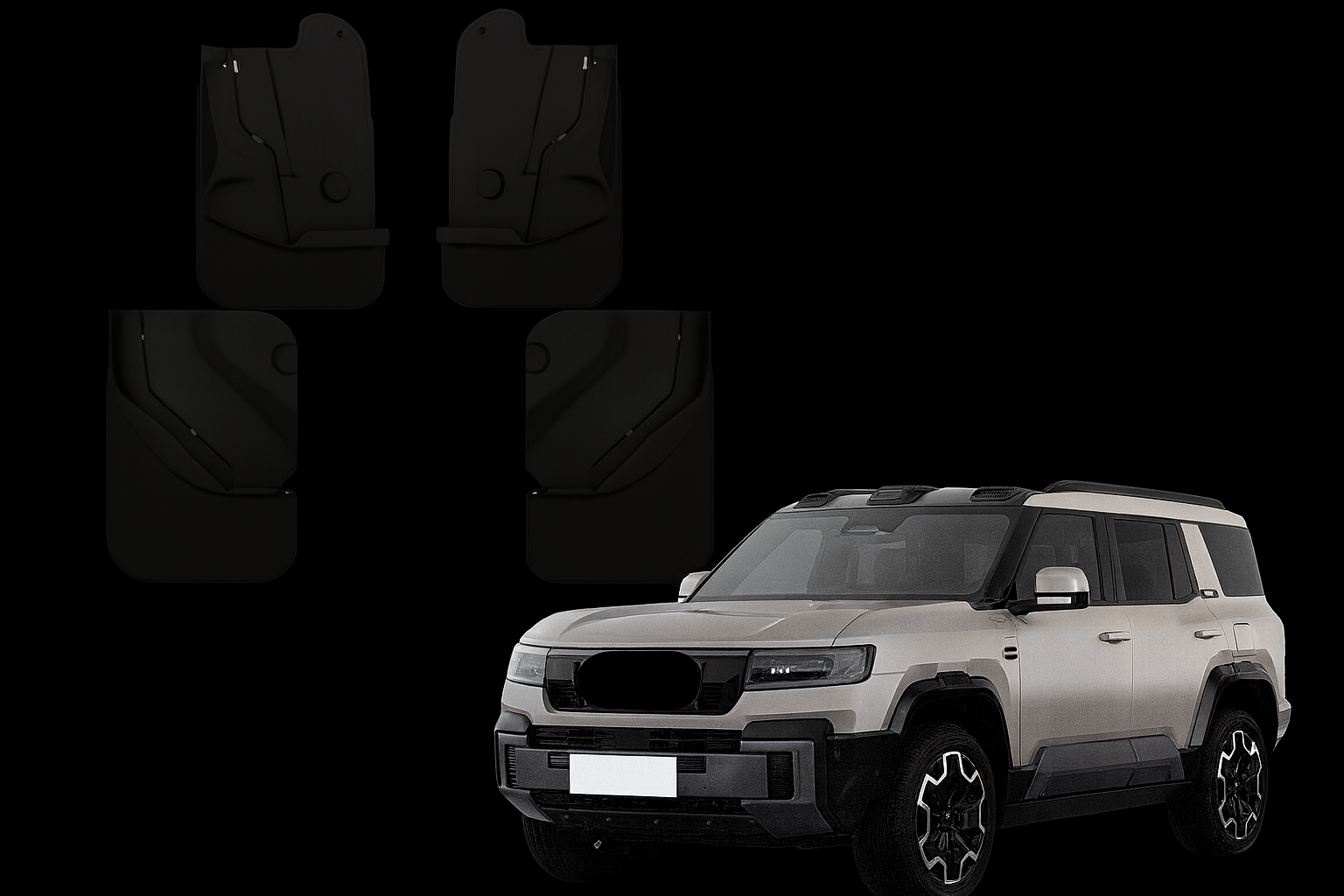 Leopard 8 four-wheel liner mudguard