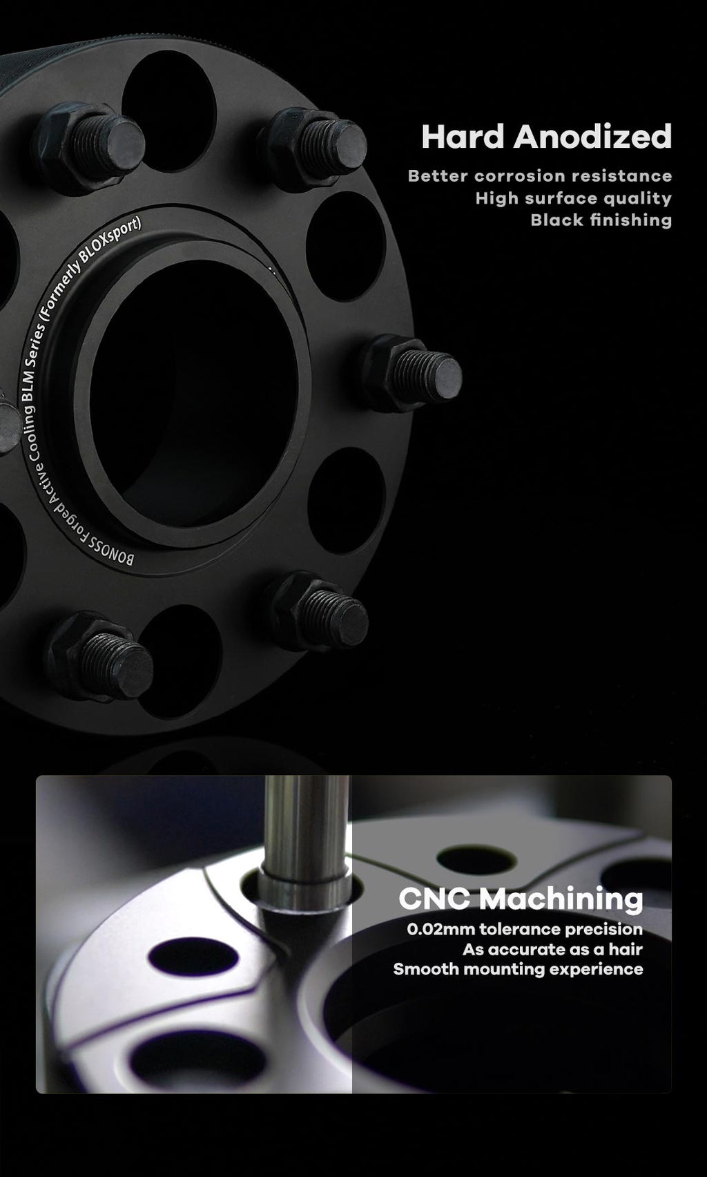 Forged Wheel Spacers for 2024-2025 BYD Leopard 5 Kit