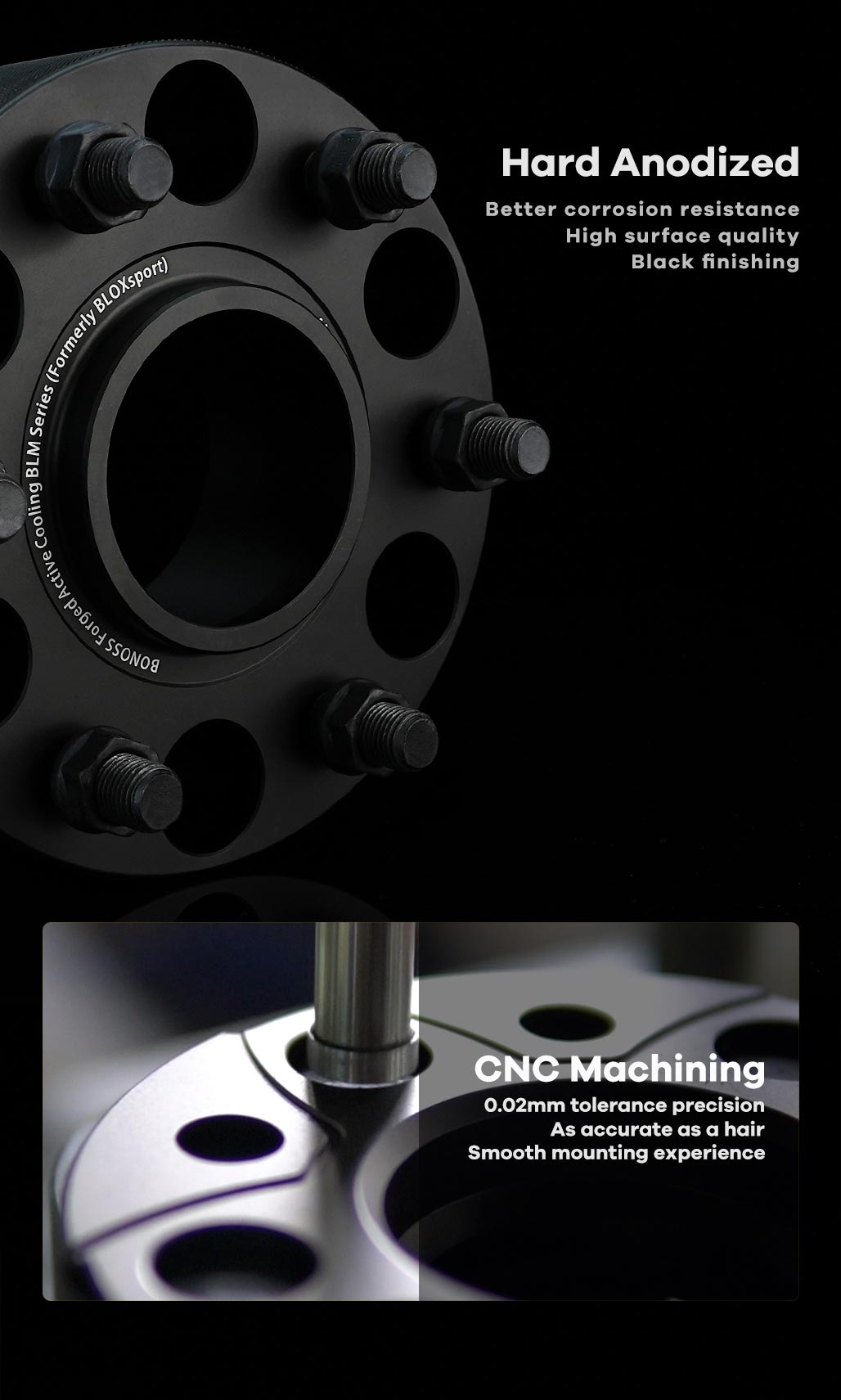 Forged Wheel Spacers for 2024-2025 BYD Leopard 5 Kit