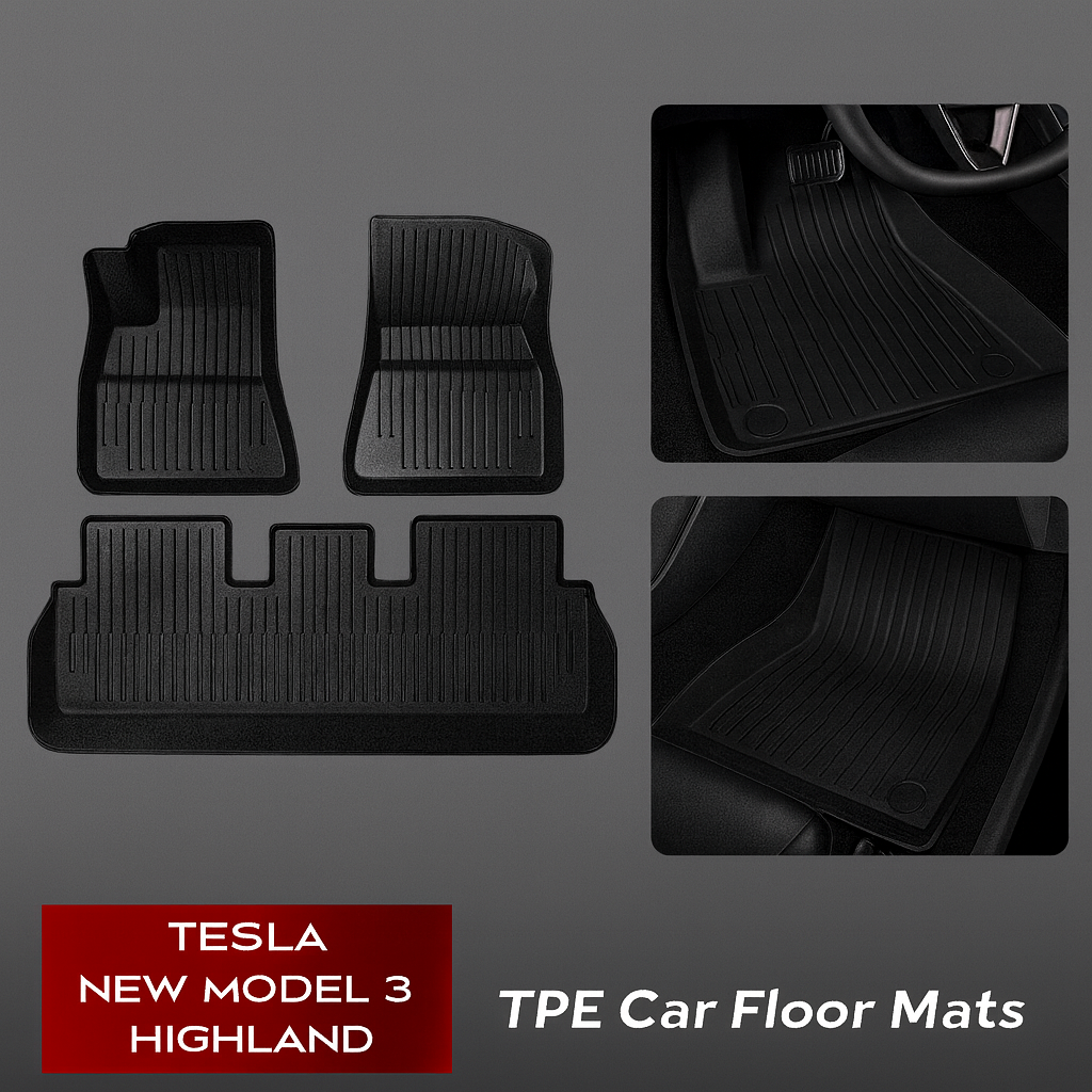 All Weather Floor Mats – Model 3 Highland