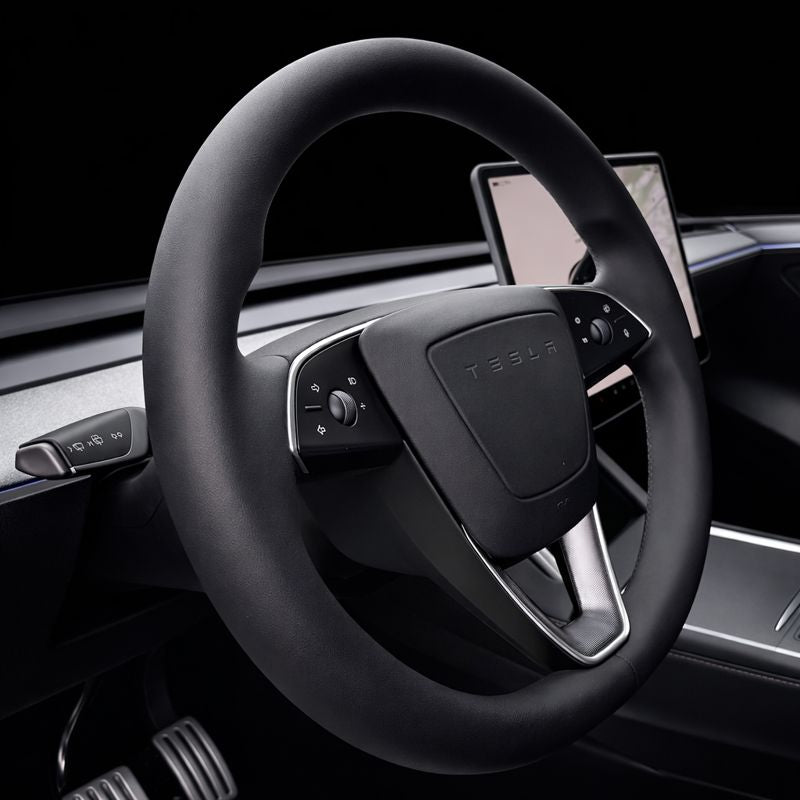 Model 3/Y Highland & Juniper Style Round Steering Wheel
