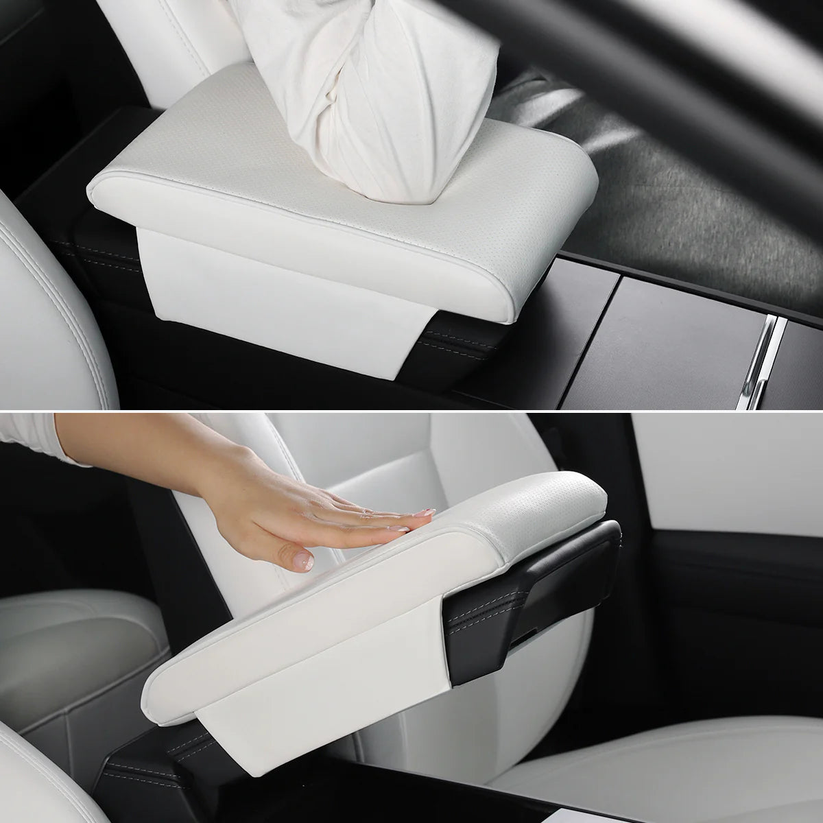 Leather Armrest Support Cushion