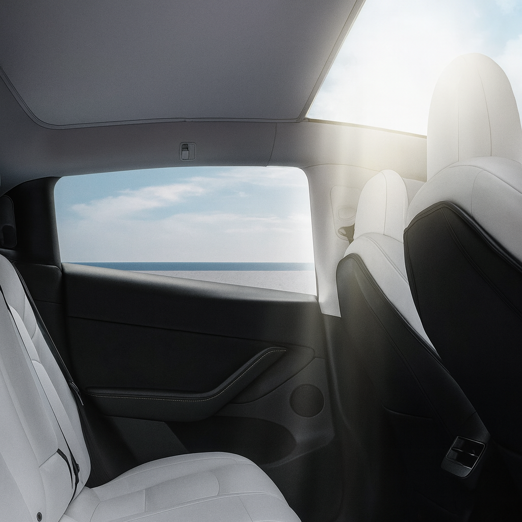 Haloblk NASA 2 Roof Glass Sunshade Model Y