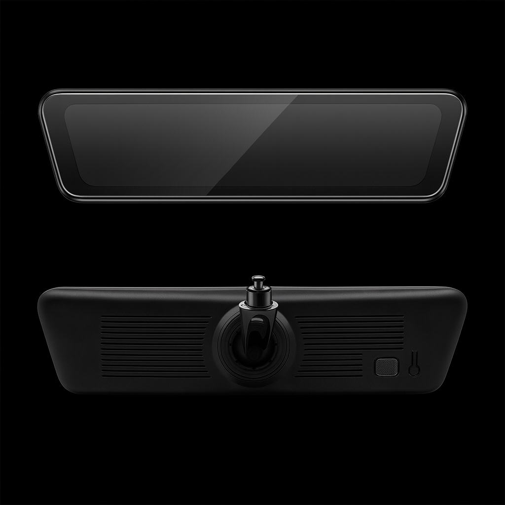 Live-Streaming Rear View Mirror with Front & Rear Cameras (8.2 Inch)