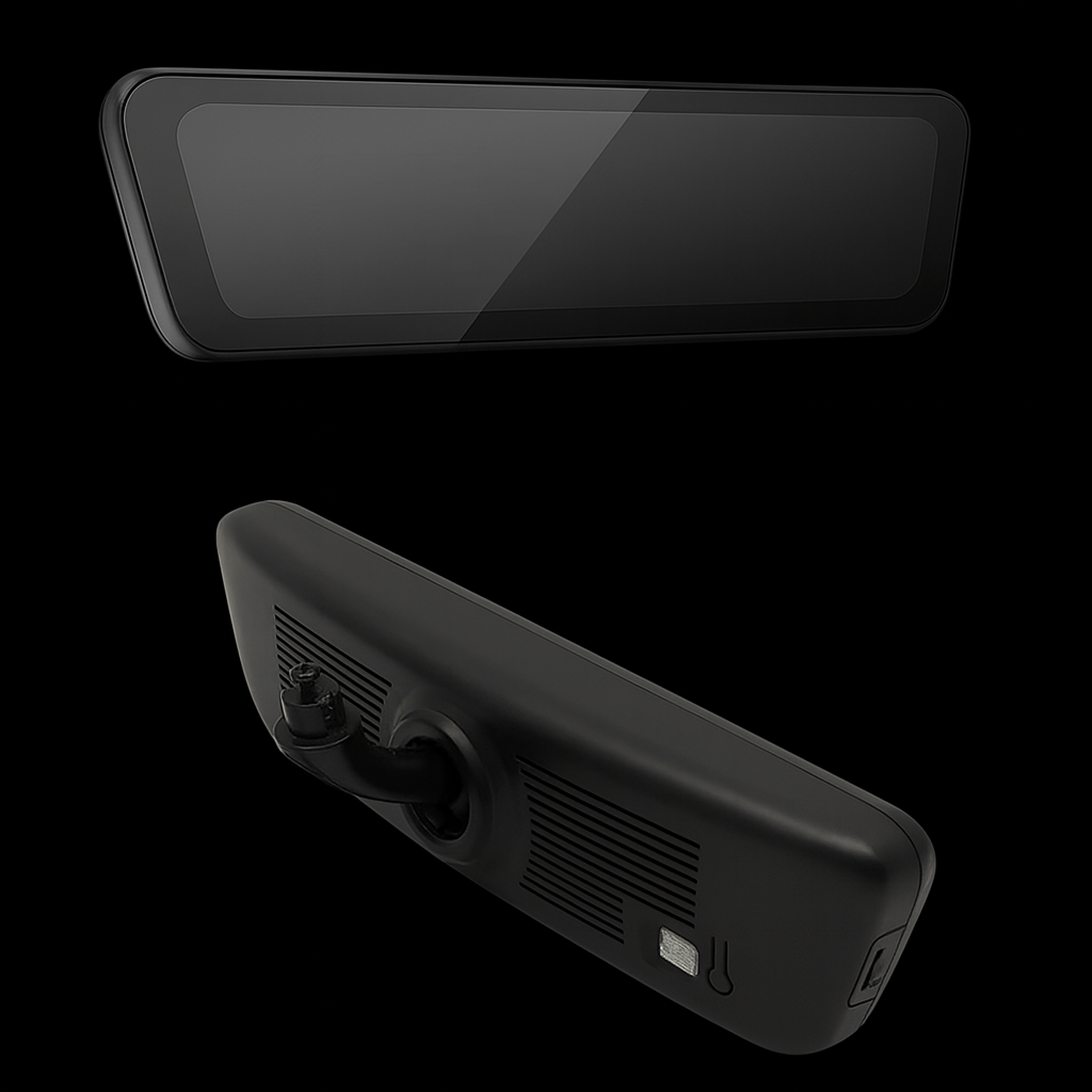 Live-Streaming Rear View Mirror with Front & Rear Cameras (8.2 Inch)