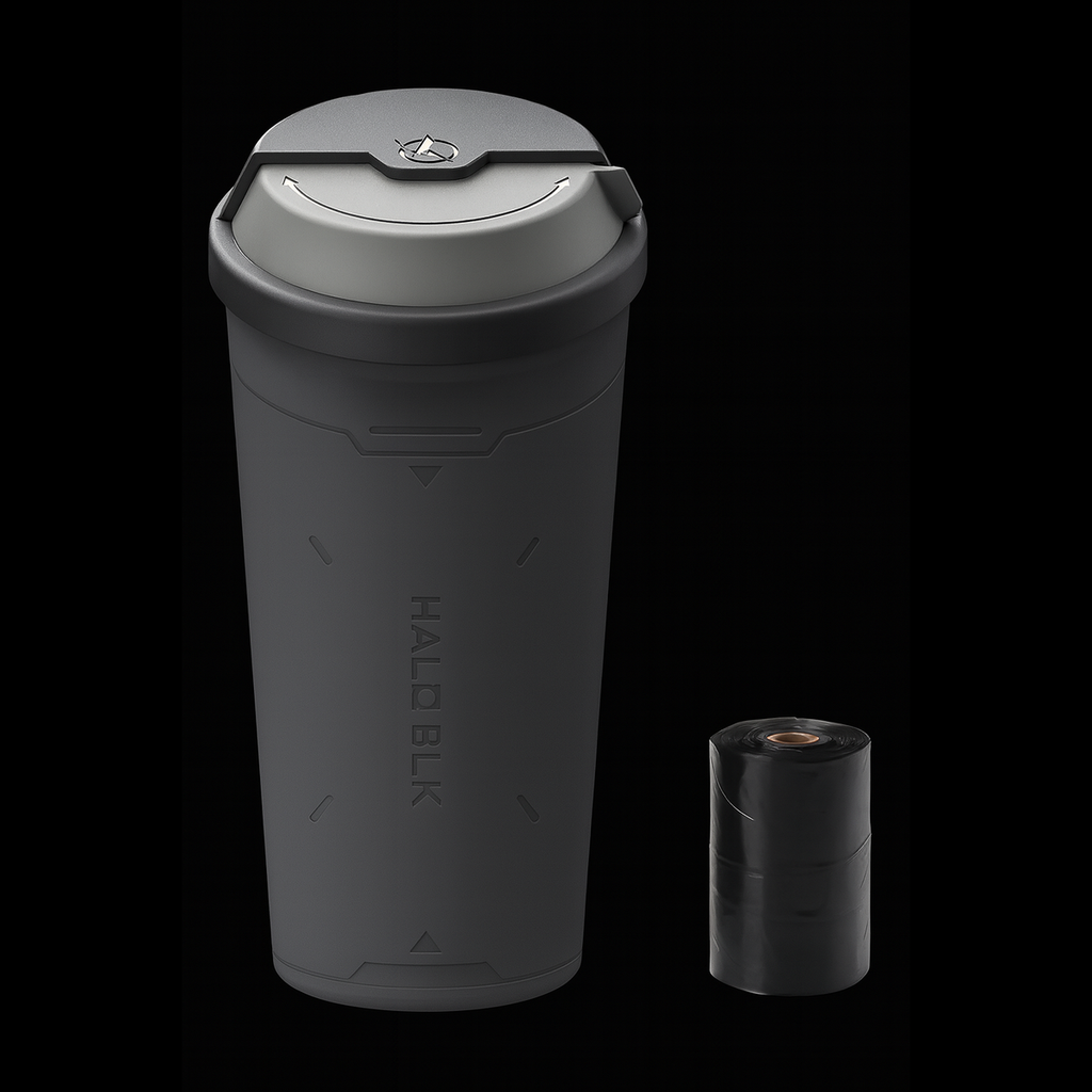HALOBLK Trash Can